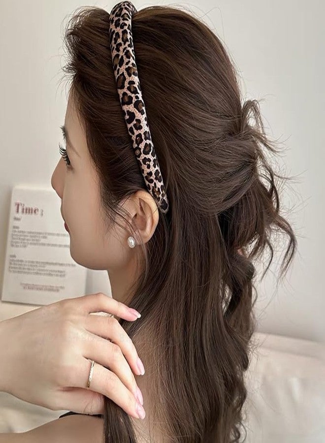 Borhmty Animal Accessories Leopard Print Headband for Girls Cute Headband Hairband for Bestie Best Friend Birthday Christmas Gifts for Women Daughter Girlfriend Hair Accessories for Women - Image 4